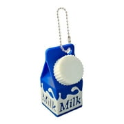 Milk Carton Keychain for Pills, Lactose Intolerance Pills Case, Funny Pill Holder Unique Backpack Pill Keychain Bottle Fit for Purse Handbag XQRV
